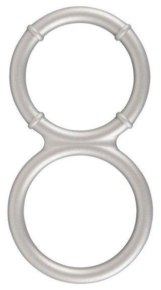 Metallic Silicone Double Ring You2Toys