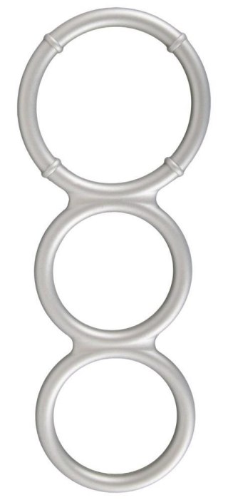 Metallic Silicone Triple Ring You2Toys