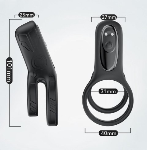 Mechao Black, 9 vibration functions B - Series Joy