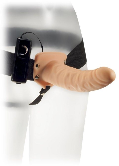 Proteza-The Extender Plus Vibrating Hollow Strap On Kinx Me You Us