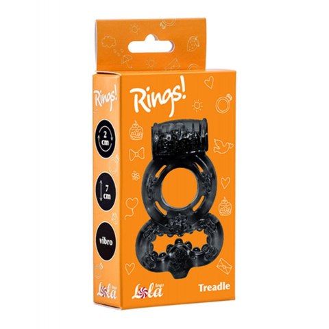 Cockring Rings Treadle black Lola Toys