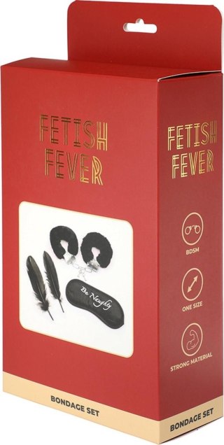 Fetish Fever - Bondage Set - 4 pieces - Black Fetish Fever