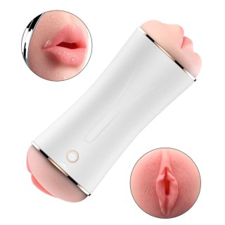 Masturbator - B - Series - Vibrating Masturbation Cup USB 10 function + Interactive Function / Double Ends B - Series Fox