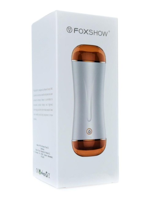 Masturbator - B - Series - Vibrating Masturbation Cup USB 10 function + Interactive Function / Double Ends B - Series Fox