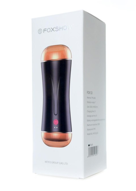 Masturbator-Vibrating Masturbation Cup USB 10 function + Interactive Function / Double Ends B - Series Fox