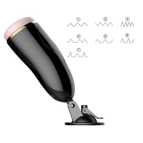 Masturbator-Vibrating Masturbation Cup USB 7 + Interactive Function / Talk Mode B - Series Fox