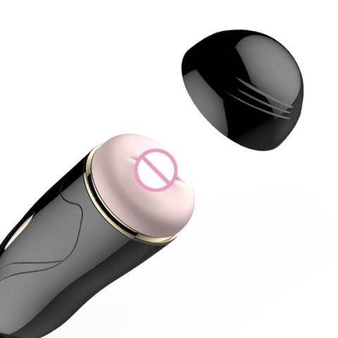 Masturbator-Vibrating Masturbation Cup USB 7 + Interactive Function / Talk Mode B - Series Fox