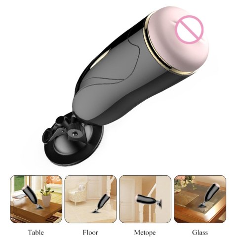 Masturbator-Vibrating Masturbation Cup USB 7 + Interactive Function / Talk Mode B - Series Fox