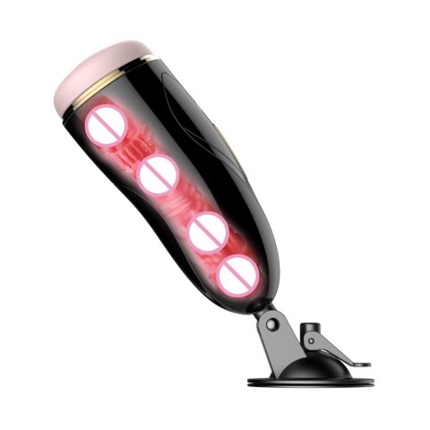 Masturbator-Vibrating Masturbation Cup USB 7 + Interactive Function / Talk Mode B - Series Fox