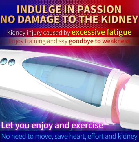 Masturbator-Vibrating, Rotating and Flashing Masturbation USB 10+10 Function / Talk Mode B - Series Fox