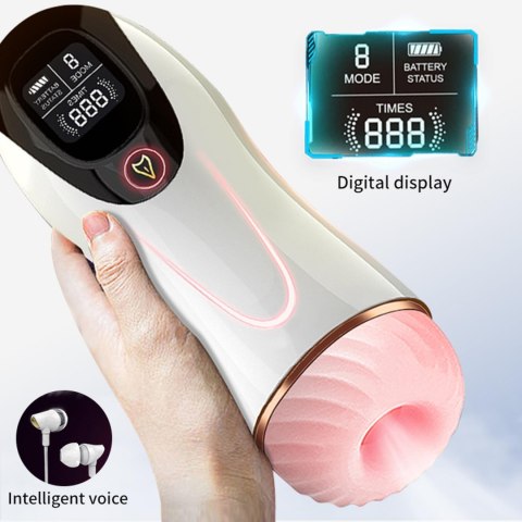 Masturbator-Vibration 8 Vibration modes + Interactive function B - Series Fox