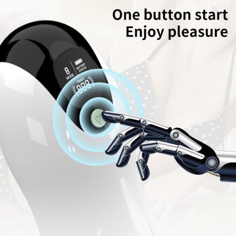 Masturbator-Vibration 8 Vibration modes + Interactive function B - Series Fox