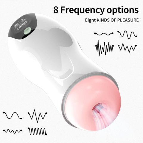 Masturbator-Vibration 8 Vibration modes + Interactive function B - Series Fox