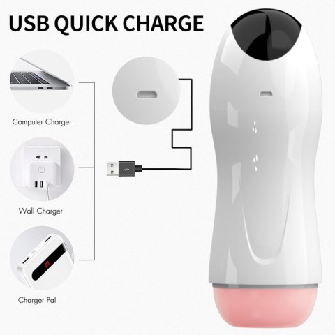 Masturbator-Vibration 8 Vibration modes + Interactive function B - Series Fox