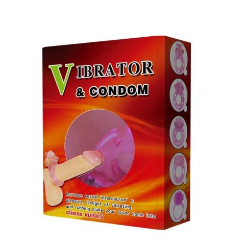 BAILE - Cockring VIBRATOR & CONDOM Baile