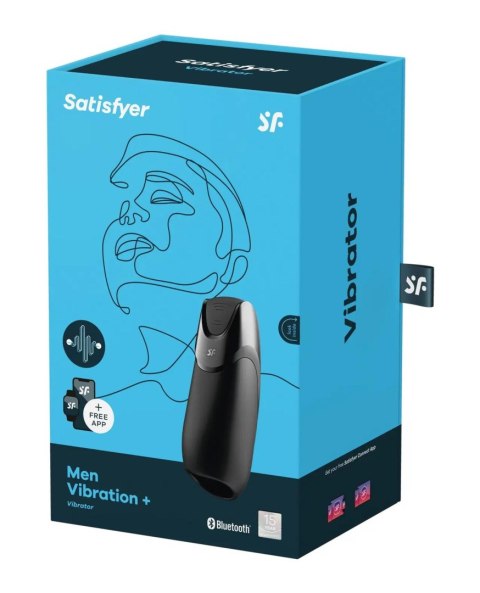 Men Vibration+ Connect App black Satisfyer