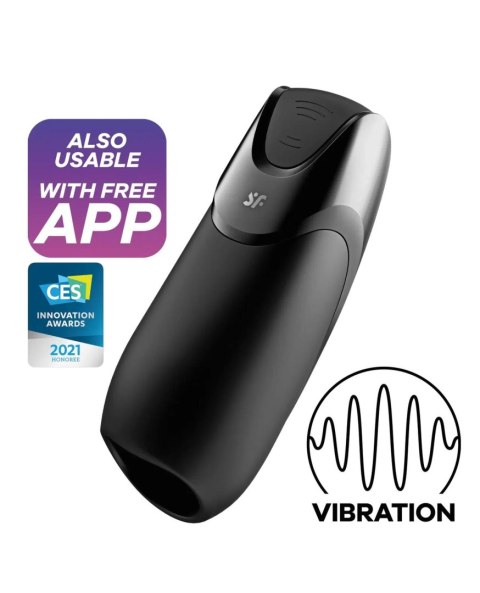 Men Vibration+ Connect App black Satisfyer