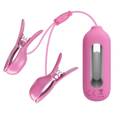 PRETTY LOVE -NIPPLE CLIP, 7 vibration functions 3 electric shock functions Pretty Love