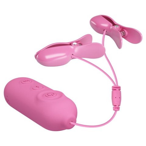 PRETTY LOVE -NIPPLE CLIP, 7 vibration functions 3 electric shock functions Pretty Love