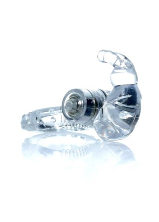 Pierścień-Rabbit Vibro CockRing Clear B - Series EasyLove