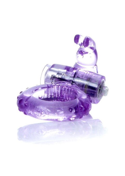 Pierścień-Rabbit Vibro CockRing Purple B - Series EasyLove