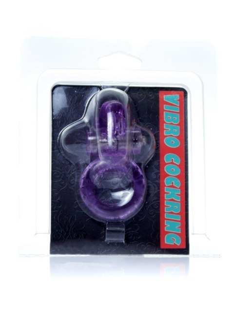 Pierścień-Rabbit Vibro CockRing Purple B - Series EasyLove