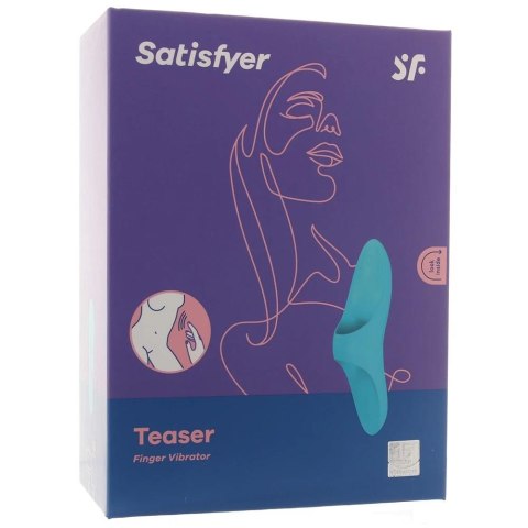 Stymulator - Teaser Finger Vibrator (light blue) Satisfyer