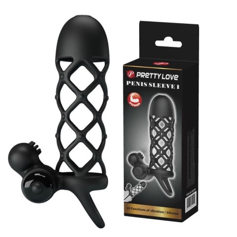 PRETTY LOVE -PENIS SLEEVE I, 10 vibration functions Pretty Love