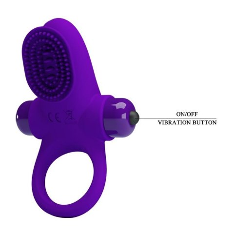 PRETTY LOVE - VIBRANT PENIS RING II Purple Pretty Love