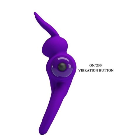 PRETTY LOVE - VIBRANT PENIS RING III 10 Functions Purple Pretty Love