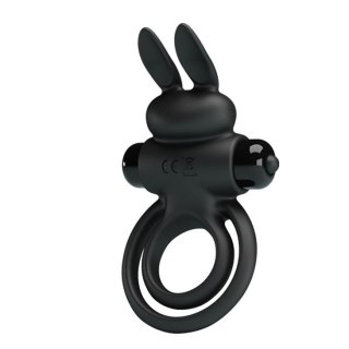 PRETTY LOVE - VIBRANT PENIS RING III Black Pretty Love