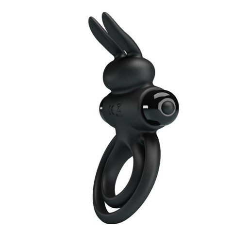 PRETTY LOVE - VIBRANT PENIS RING III Black Pretty Love