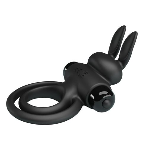 PRETTY LOVE - VIBRANT PENIS RING III Black Pretty Love