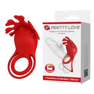 PRETTY LOVE - VIBRATION PENIS RING, Ruben, 7 vibration functions Pretty Love