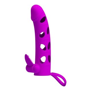 PRETTY LOVE - Vibrating Penis Sleeve with Ball Strap Pretty Love