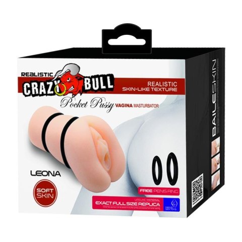 CRAZY BULL -LEONA, Pocket Pussy vagina Crazy Bull