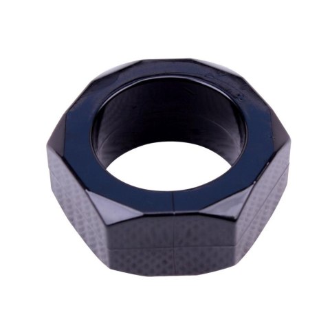 Nust Bolts Cock Ring-Black Get Lock