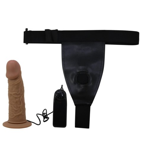 PRETTY LOVE - HARNESS BRIEFS- Draven Strap-On 6,8'' Dildo vibration Pretty Love