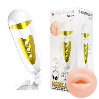 PRETTY LOVE -SALLY, 12 vibration functions Sex talk Suction base Pretty Love