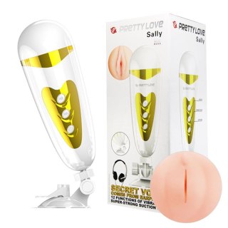 PRETTY LOVE -SALLY, 12 vibration functions Sex talk Suction base Pretty Love