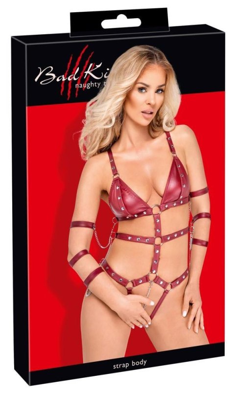 Bad Kitty Strap Body red S Bad Kitty