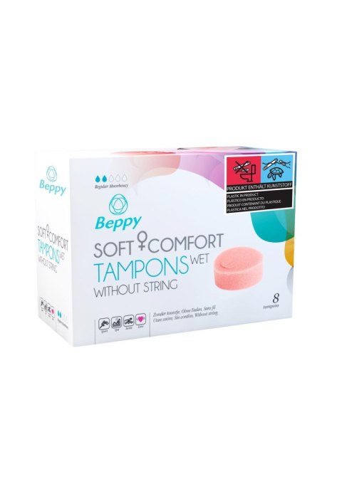 Beppy Soft & Comfort Wet 8pcs Natural Beppy