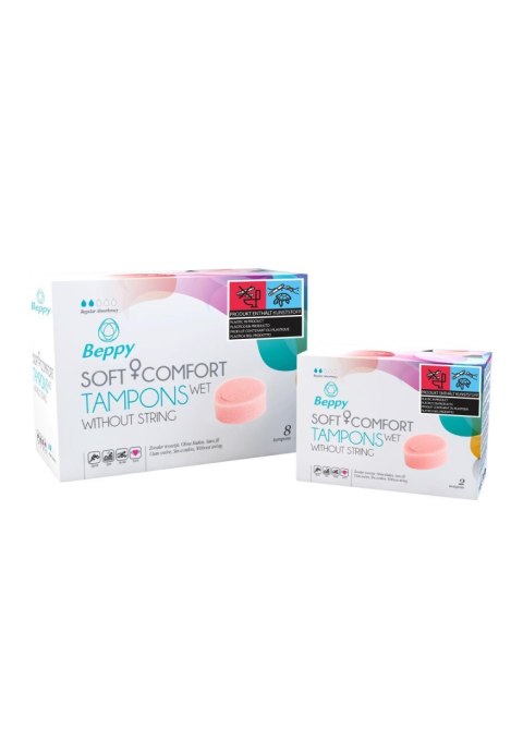 Beppy Soft & Comfort Wet 8pcs Natural Beppy