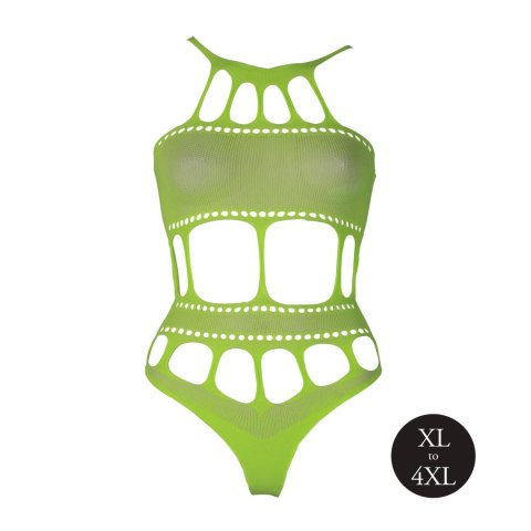 Body with Grecian Neckline - Neon Green - XL/XXXXL Ouch!