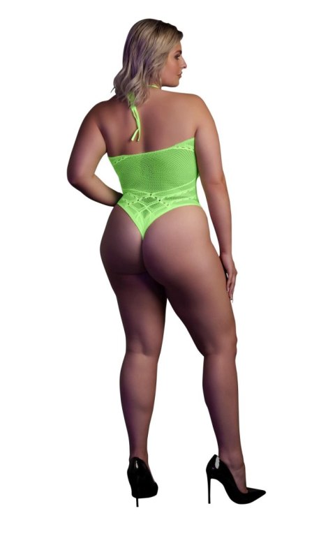 Body with Halter Neck - Neon Green - XL/XXXXL Ouch!