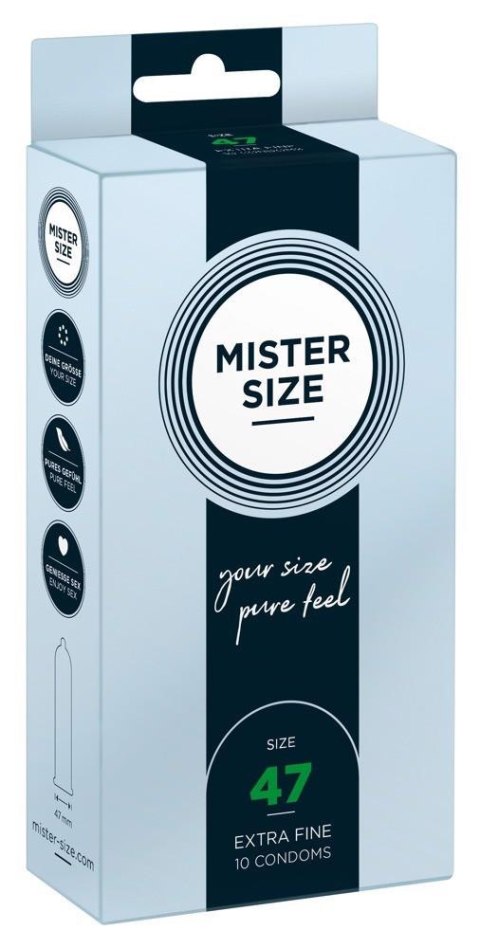 Mister Size 47mm pack of 10 MISTER SIZE