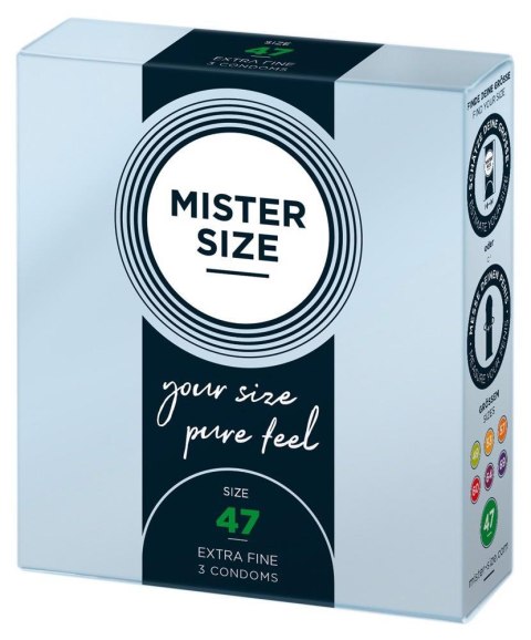 Mister Size 47mm pack of 3 MISTER SIZE