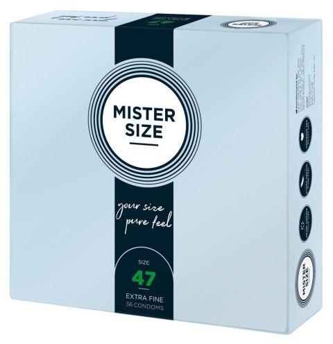 Mister Size 47mm pack of 36 MISTER SIZE