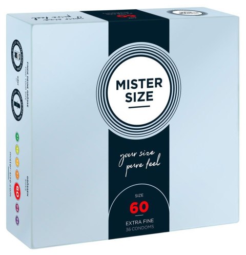 Mister Size 60mm pack of 36 MISTER SIZE