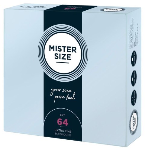 Mister Size 64mm pack of 36 MISTER SIZE